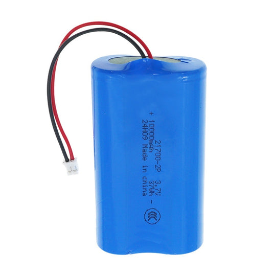 Cylindrical 21700-2P 3.7V 10000mah Li-ion Battery Pack (A-grade cell）