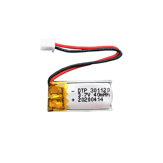 301120 40mAh with KC62133, CB, UN38.3, UL1642, BIS, CE & RoHS | 3.7V LiPo Lithium Ion Battery