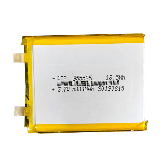 955565 5000mAh with UL1642 & RoHS | 3.7V LiPo Lithium Ion Battery
