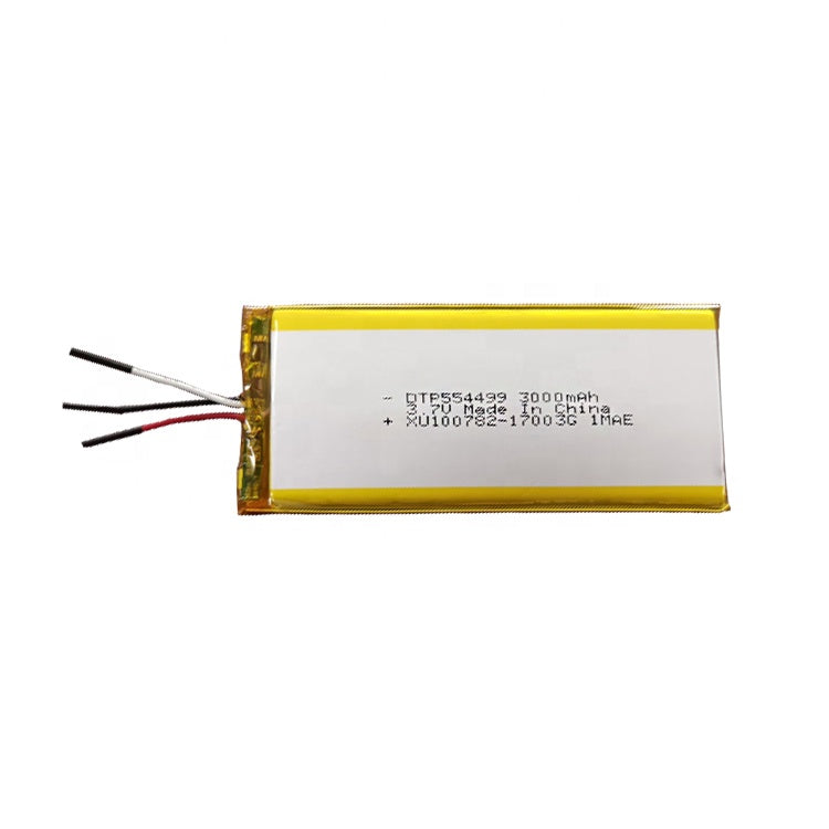 554499 3000mAh with KC62133 & RoHS | 3.7V LiPo Lithium Ion Battery
