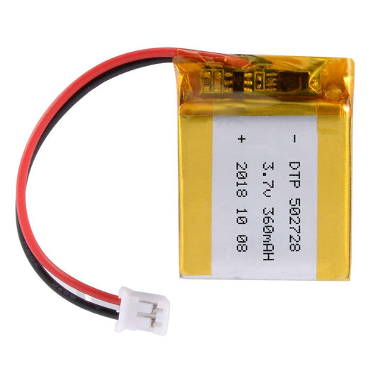 502728 500mAh with KC62133 | 3.7V LiPo Lithium Ion Battery