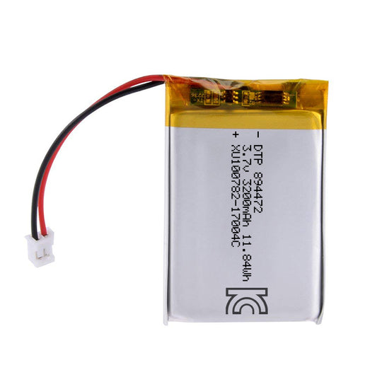 894472 3200mAh with KC62133, EN62133, CE & RoHS | 3.7V LiPo Lithium Ion Battery