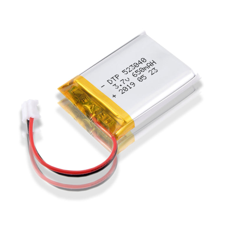 523040 650mAh with KC62133 & BIS | 3.7V LiPo Lithium Ion Battery