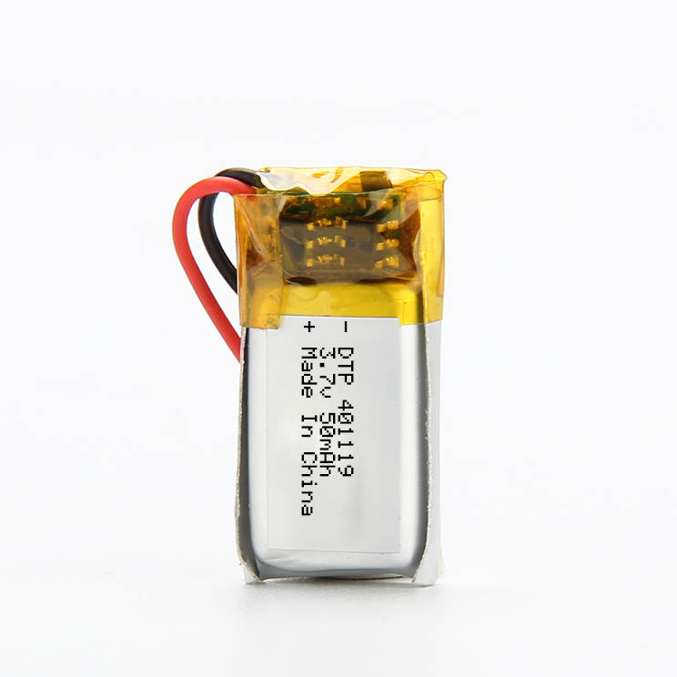 401119 50mAh | 3.7V LiPo Lithium Ion Battery