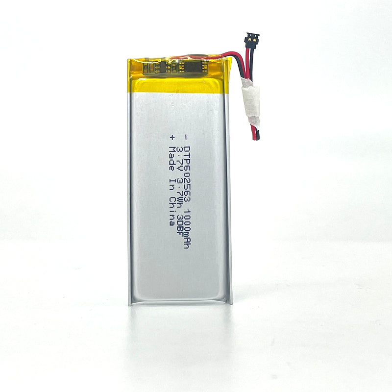 602563 1000mAh with KC62133, EN62133, CE & RoHS | 3.7V LiPo Lithium Ion Battery
