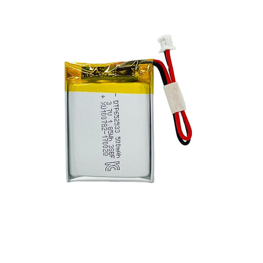 652533 500mAh with KC62133, CB, IEC62133, UL1642, BIS & CE | 3.7V LiPo Lithium Ion Battery