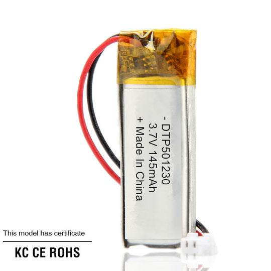 501230 145mAh with KC62133 | 3.7V LiPo Lithium Ion Battery