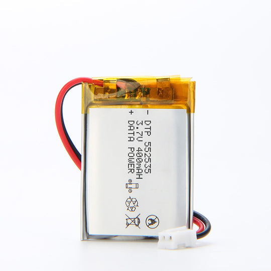 552535 400mAh with UL1642 | 3.7V LiPo Lithium Ion Battery