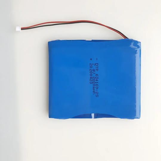 7.4V Lithium Battery Pack 634169-2S 2000mAh with KC62133 & UN38.3