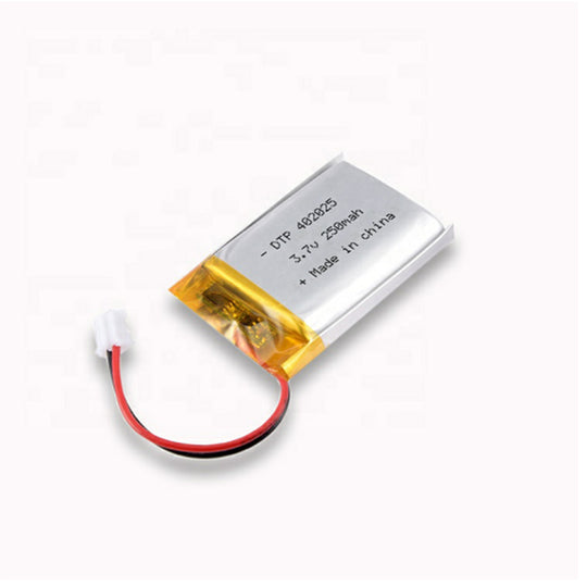 402025 250mAh with UL1642, KC62133, CE, RoHS | 3.7V LiPo Lithium Ion Battery