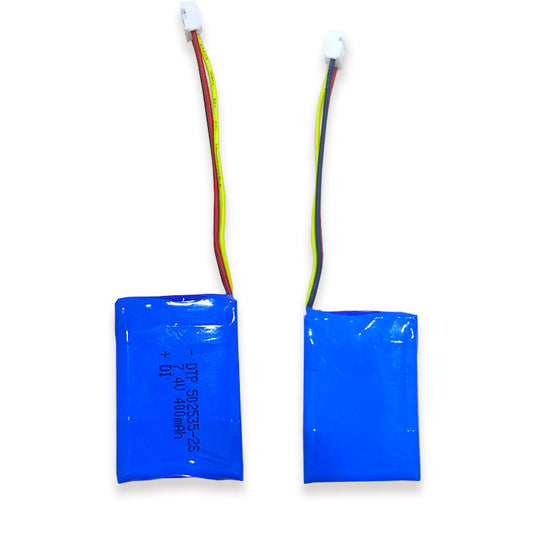 7.4V Lithium Battery Pack 502535-2S 400mah