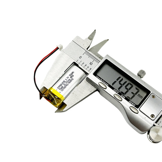 661535 350mAh with KC62133 | 3.7V LiPo Lithium Ion Battery