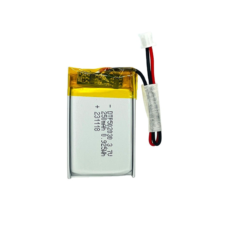 502030 250mAh with KC62133, EN62133, IEC62133, UN38.3, CB, BIS, UL1642, CE & RoHS | 3.7V LiPo Lithium Ion Battery