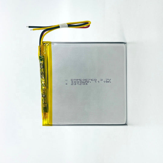 506768 3000mAh with CB | 3.7V LiPo Lithium Ion Battery