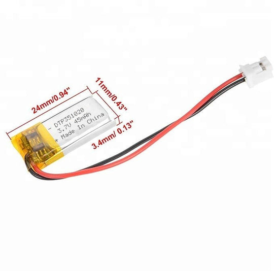 351020 45mAh | 3.7V LiPo Lithium Ion Battery