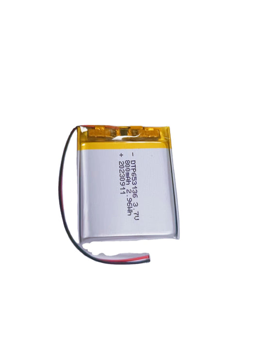 653136 800mAh with KC62133, CE & RoHS | 3.7V LiPo Lithium Ion Battery