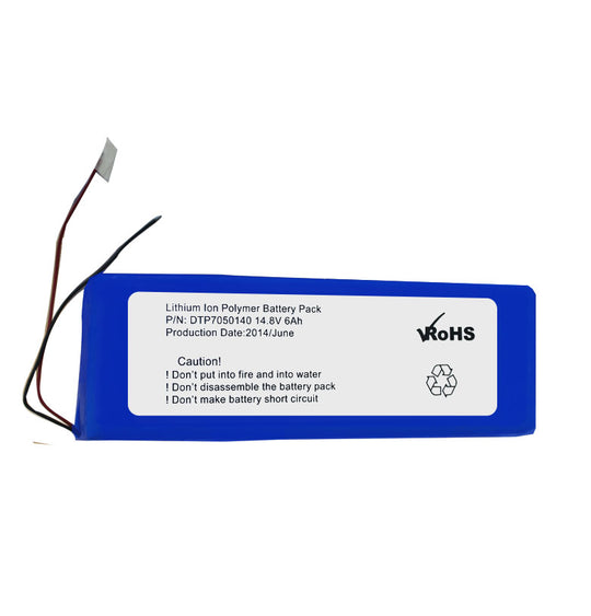 14.8V Lithium Battery Pack 7050140-4S 6000mah