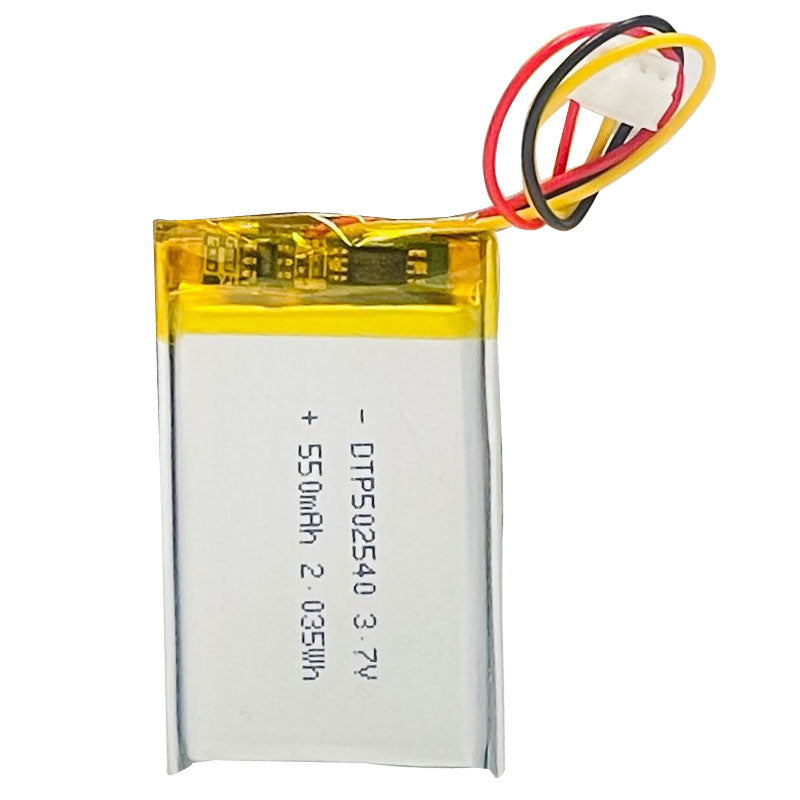 502540 550mAh with KC62133 | 3.7V LiPo Lithium Ion Battery