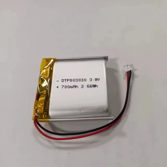 803030 700mAh | 3.8V High-Voltage LiPo Lithium Ion Battery