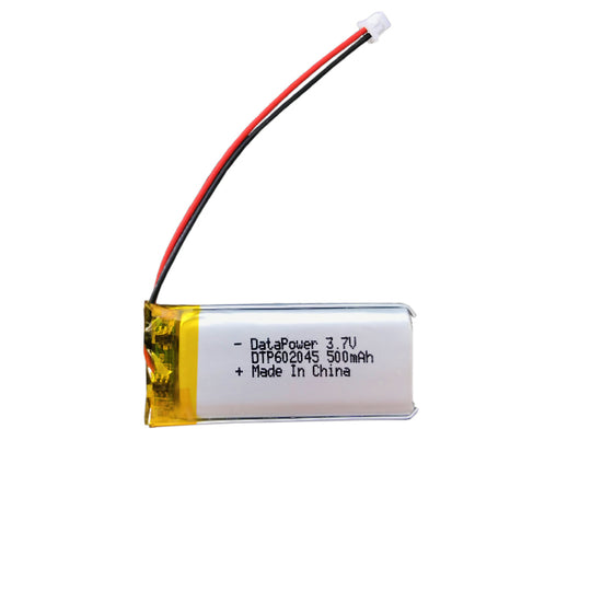 602045 500mAh with UN38.3, BIS & UL1642 | 3.7V LiPo Lithium Ion Battery