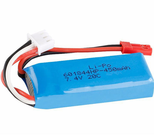 601844-2S 450mAh | 7.4V 20C High Rate Lithium Battery