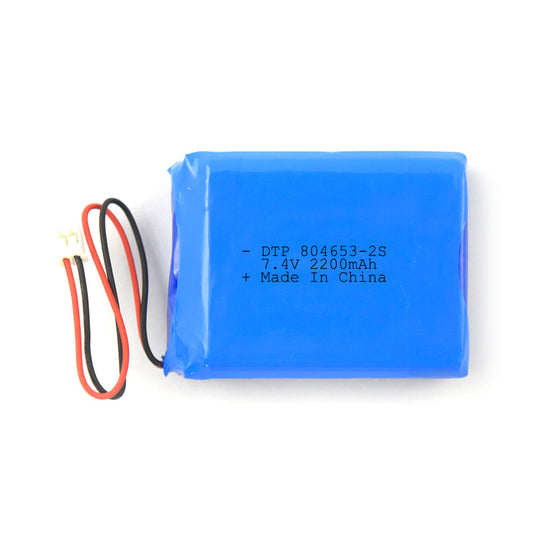 7.4V Lithium Battery Pack 804653-2S 2200mah