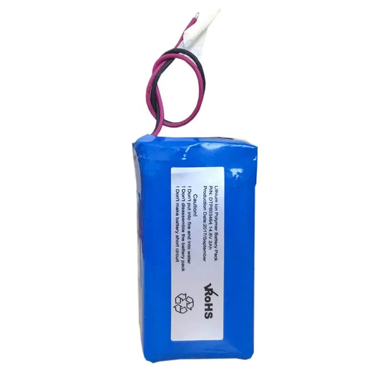 14.8V Lithium Battery Pack 803464-4S 2000mah