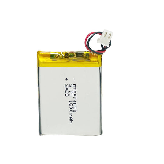 674050 1600mAh | 3.7V LiPo Lithium Ion Battery