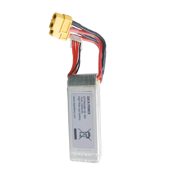 14.8V Lithium Battery Pack 653480-4S 1500mah