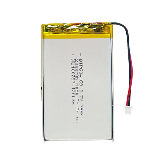 634169 2000mAh with KC62133, IEC62133, PSE, BIS, UL1642 & CE | 3.7V LiPo Lithium Ion Battery