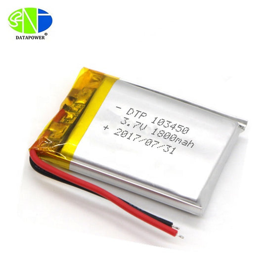 103450 1800mAh with KC62133, UL1642, UN38.3, CB, BIS & CE | 3.7V LiPo Lithium Ion Battery