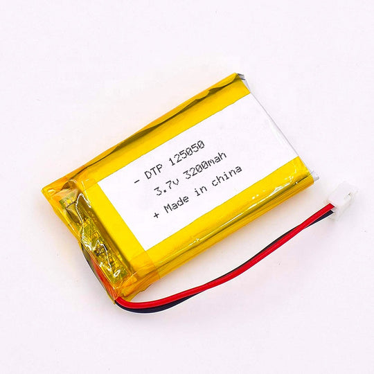 125050 3200mAh with RoHS & REACH | 3.7V LiPo Lithium Ion Battery