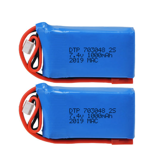 7.4V Lithium Battery Pack 703048-2S 1000mah