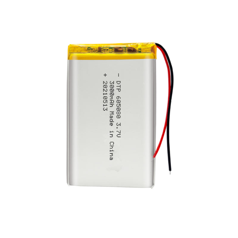 605080 3000mAh | 3.7V LiPo Lithium Ion Battery