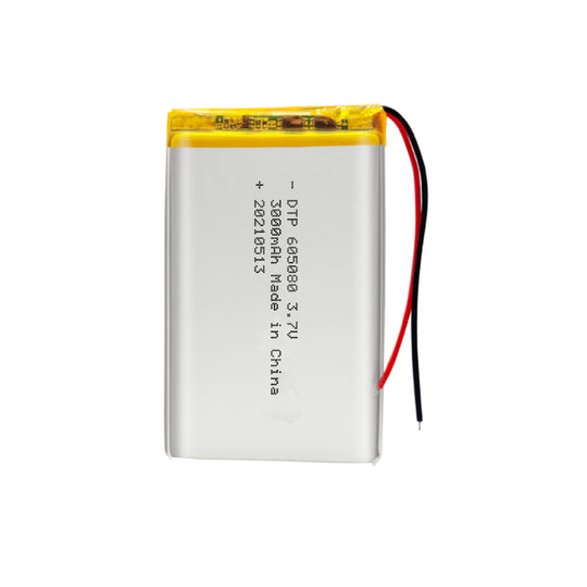 605080 3000mAh | 3.7V LiPo Lithium Ion Battery