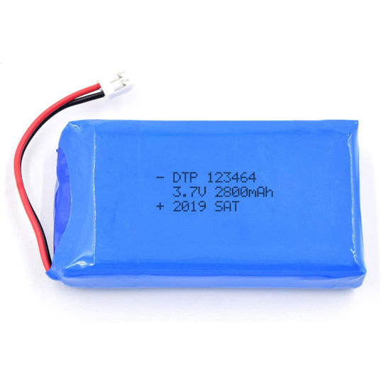 123464 2800mAh | 3.7V LiPo Lithium Ion Battery
