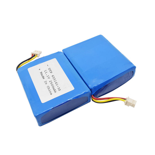 11.1V Lithium Battery Pack 655161-3S 2500mah