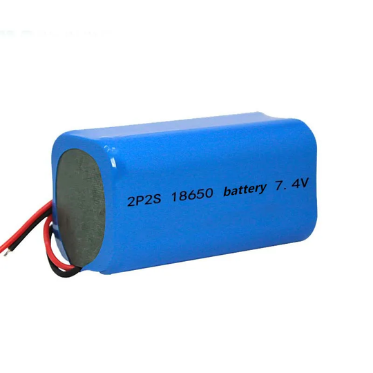 Cylindrical 18650-2S2P 7.4V  5200mah Li-ion Battery Pack (A-grade cell）