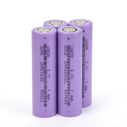 Cylindrical 18650 3.7V 2000mah Li-ion Battery (A-grade cell）