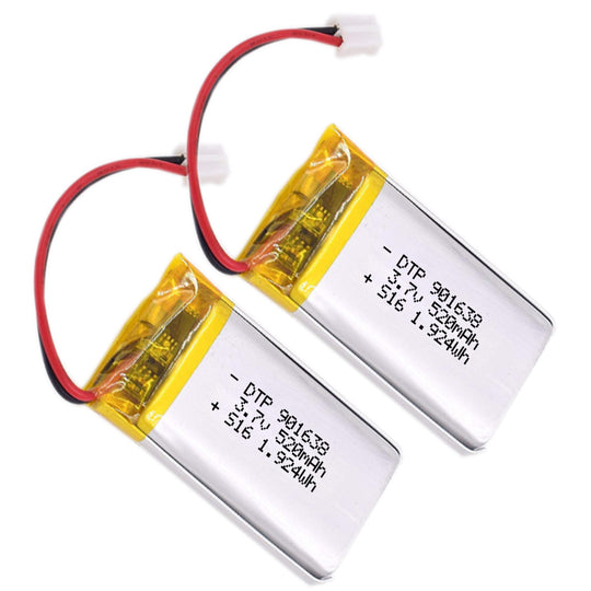 901638 520mAh with KC62133, PSE & RoHS | 3.7V LiPo Lithium Ion Battery