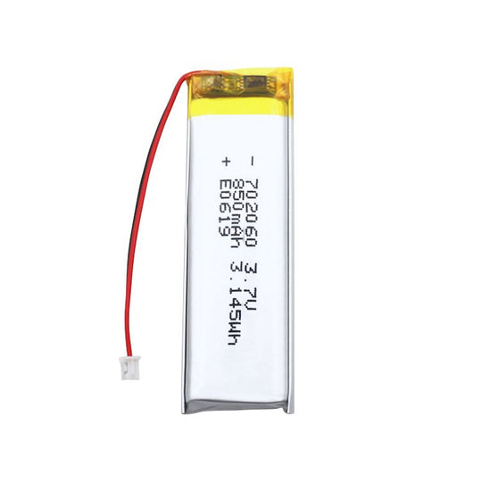 702060 850mAh | 3.7V LiPo Lithium Ion Battery