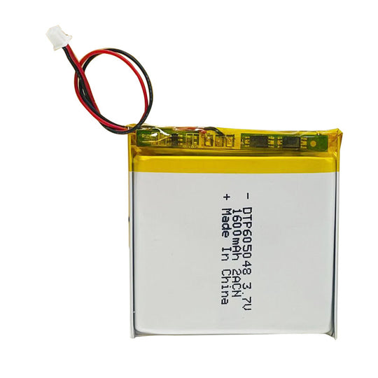605048 1600mAh with UN38.3 & CE | 3.7V LiPo Lithium Ion Battery