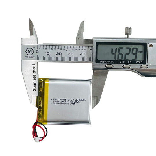 104045 2000mAh with KC62133, CE, RoHS | 3.7V LiPo Lithium Ion Battery