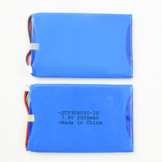 7.4V Lithium Battery Pack 306090-2S 2000mah