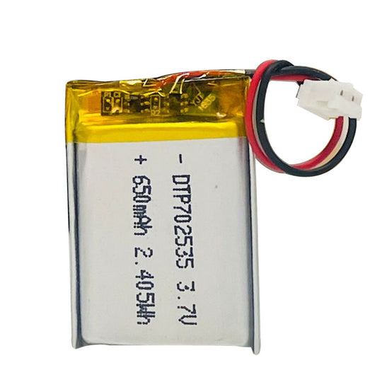 702535 750mAh with UN38.3, CE, RoHS | 3.7V LiPo Lithium Ion Battery