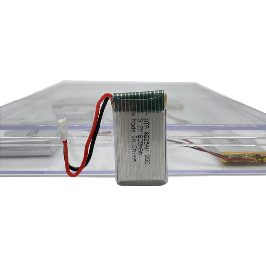 802540 600mAh with KC62133 | 3.7V 25C High Rate Lithium Battery