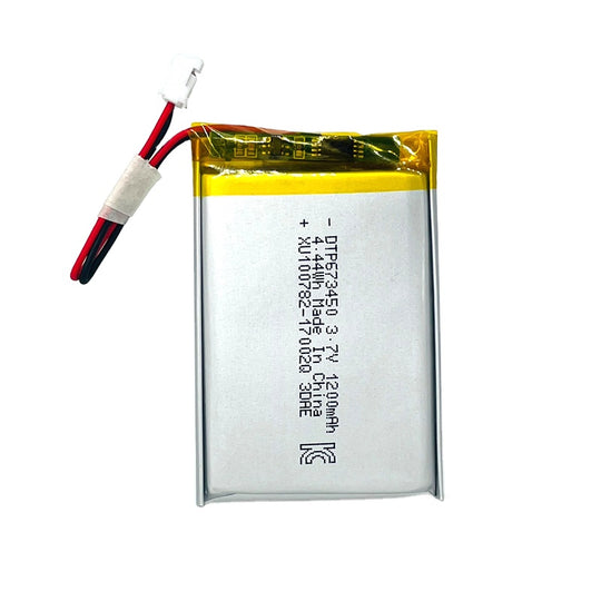 673450 1200mAh with KC62133, CE & RoHS | 3.7V LiPo Lithium Ion Battery