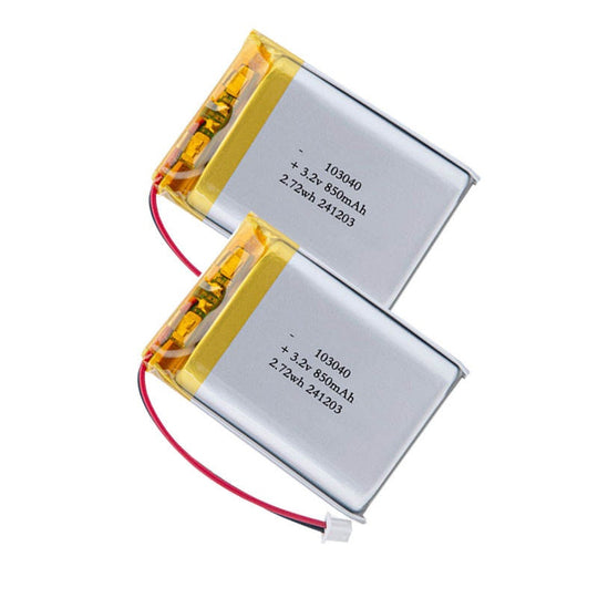 103040 850mAh | 3.2V LiFePO4 Battery