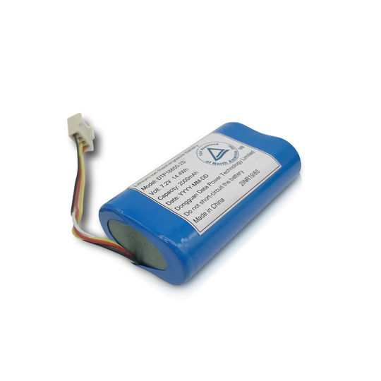 Cylindrical 18650-2S 7.2V  2000mah Li-ion Battery Pack (A-grade cell）
