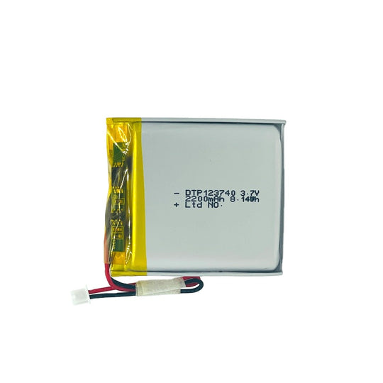 123740 2200mAh | 3.7V LiPo Lithium Ion Battery
